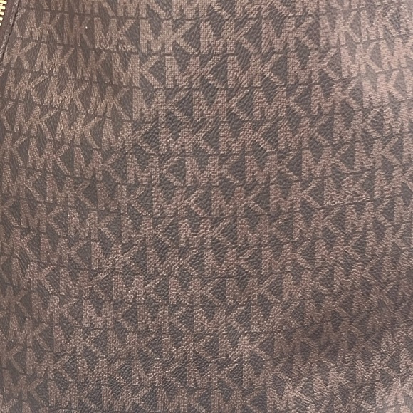 Michael Kors MK Lex Designer Hobo Bag in Brown Tan Red Crossbody Purse Tote - Picture 3 of 10